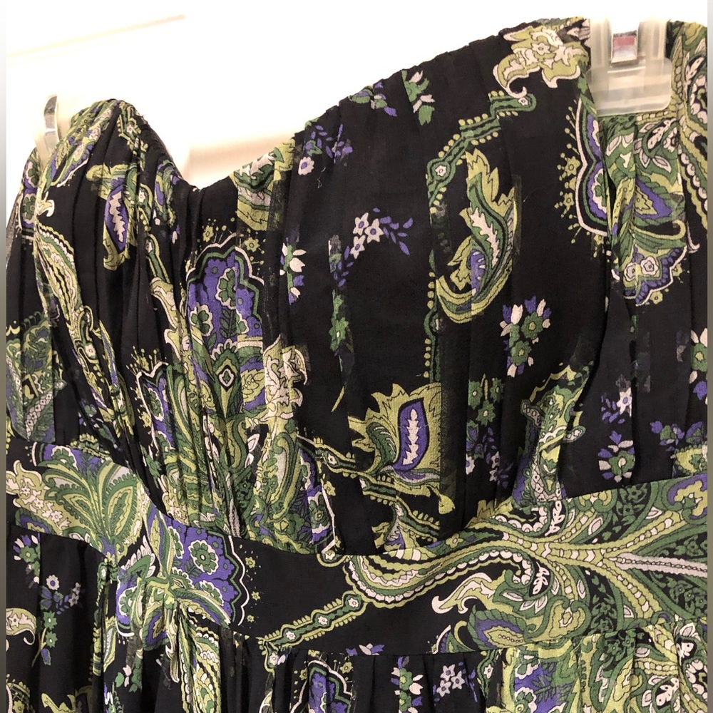 Gianni Bini Strapless Silk Maxi Dress - Picture 4 of 16
